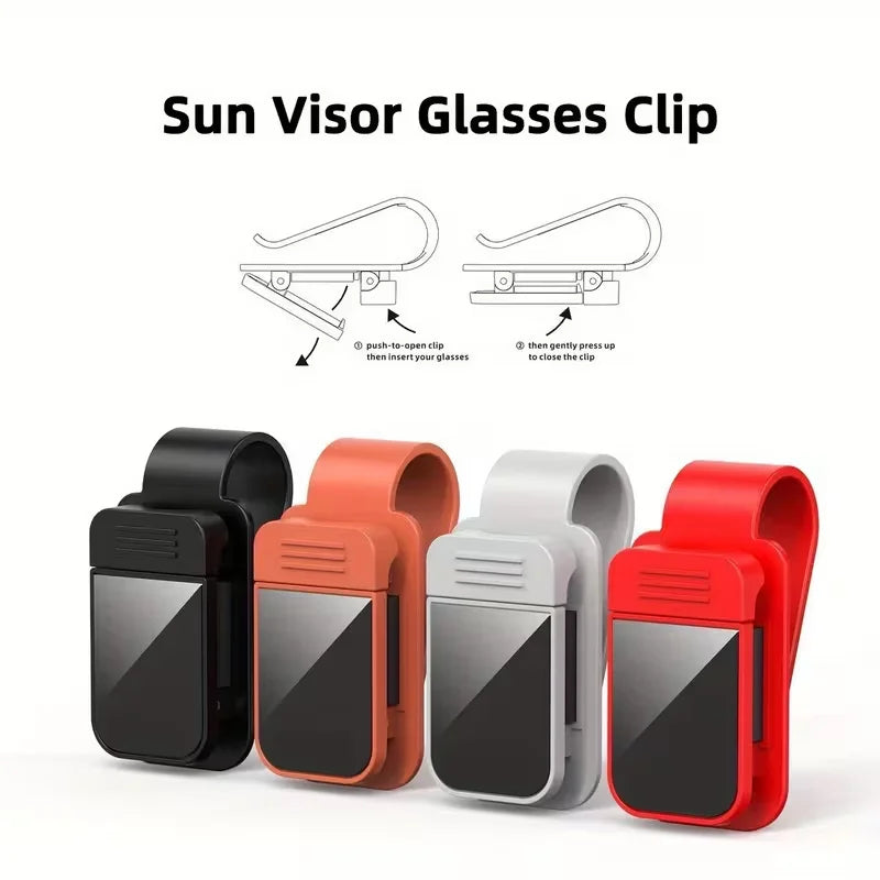Magnetic Car Visor Sunglasses Holder