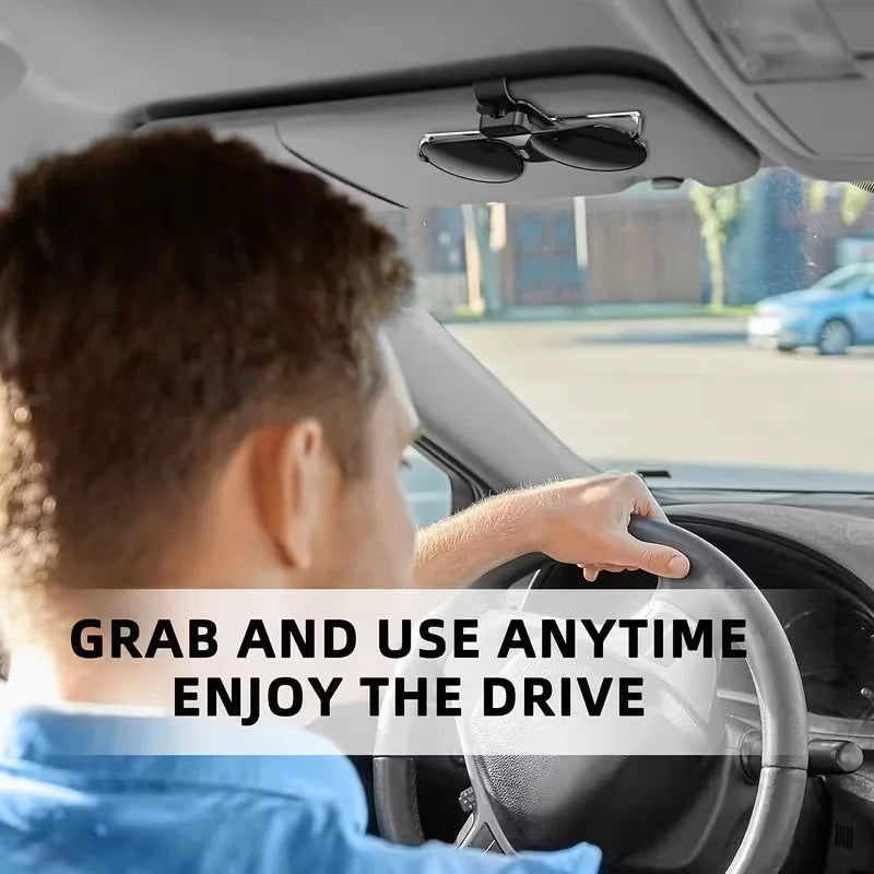 Magnetic Car Visor Sunglasses Holder