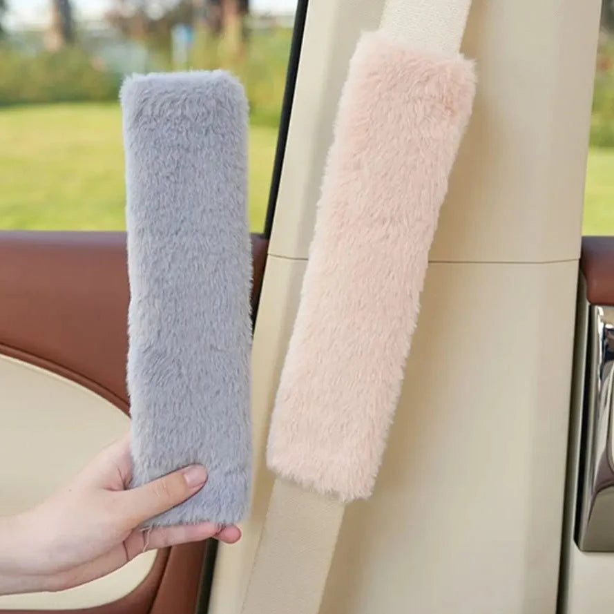 Ultra-Soft Plush Car Seat Belt Shoulder Pad