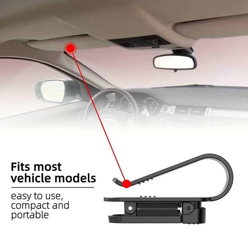 Magnetic Car Visor Sunglasses Holder